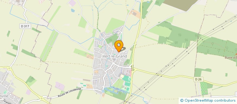 localisation de l'entreprise MONSIEUR GERARD SOGERE  VERT-LE-GRAND