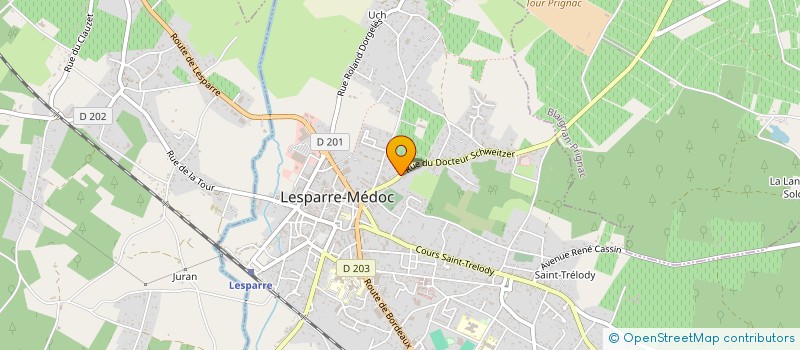 localisation de l'entreprise MONSIEUR GERARD SOLIVERES  LESPARRE-MEDOC