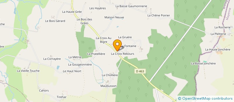 localisation de l'entreprise MONSIEUR GERARD SOLLIER  AVAILLES-SUR-SEICHE