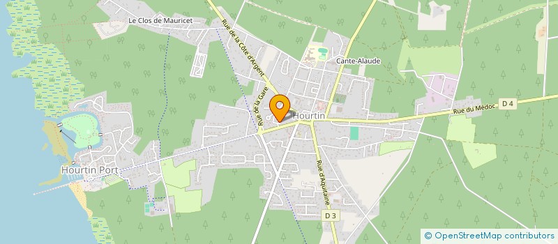 localisation de l'entreprise MONSIEUR GERARD SOM  HOURTIN