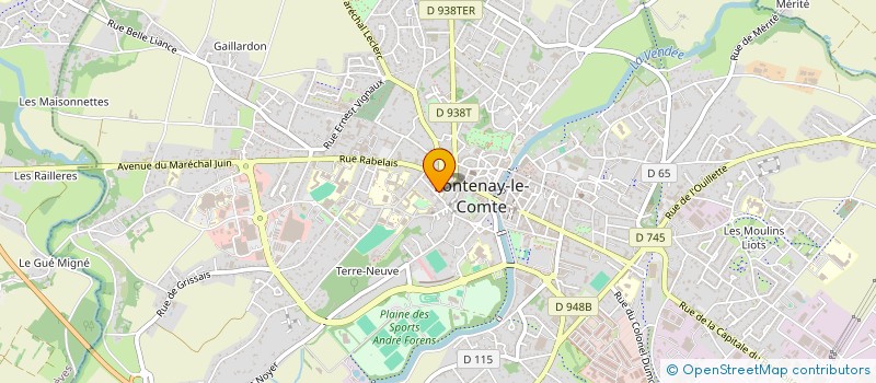 localisation de l'entreprise MONSIEUR GERARD SORIN à FONTENAY-LE-COMTE