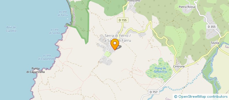 localisation de l'entreprise MONSIEUR GERARD SOZZI à SERRA-DI-FERRO