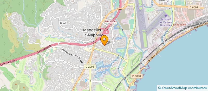 localisation de l'entreprise MONSIEUR GERARD SPISSER à MANDELIEU-LA-NAPOULE