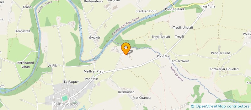 localisation de l'entreprise MONSIEUR GERARD STERVINOU  SAINT-GOAZEC