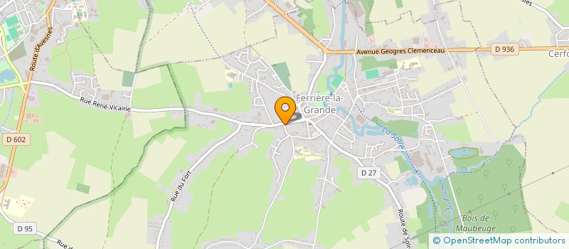 localisation de l'entreprise MONSIEUR GERARD STIEVENARD  FERRIERE-LA-GRANDE
