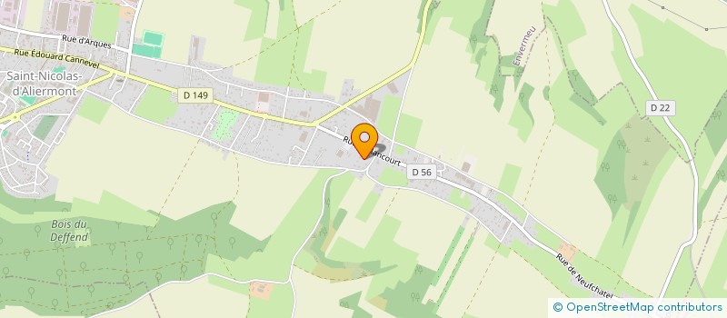 localisation de l'entreprise MONSIEUR GERARD STIEVENARD  SAINT-NICOLAS-D'ALIERMONT