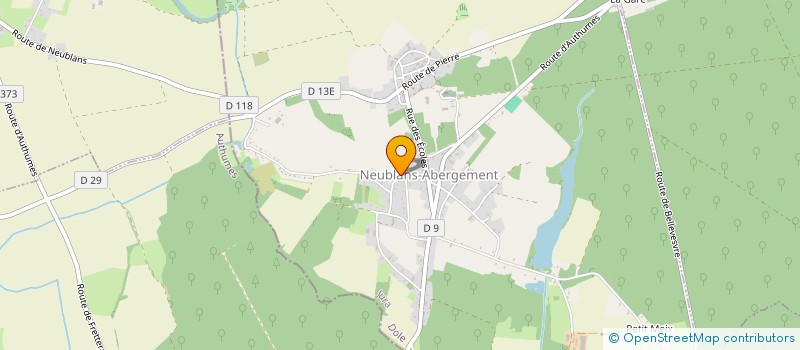 localisation de l'entreprise MONSIEUR GERARD STREIT  NEUBLANS-ABERGEMENT