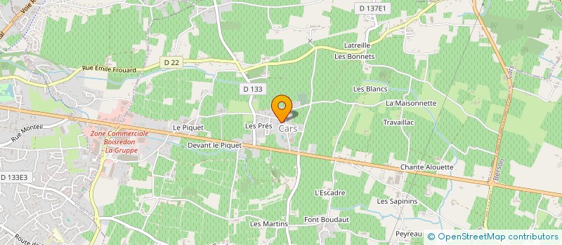 localisation de l'entreprise MONSIEUR GERARD SUIRE  EYRANS