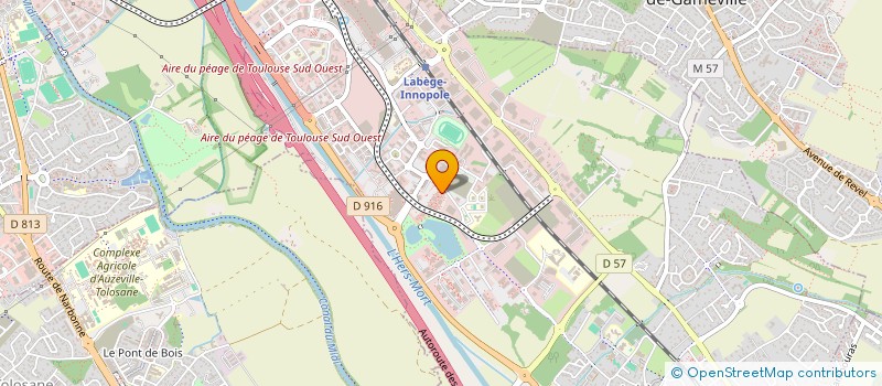 localisation de l'entreprise MONSIEUR GERARD TABOURY  LABEGE