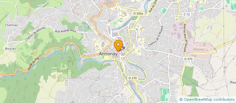 localisation de l'entreprise MONSIEUR GERARD TARALLO à ANNONAY