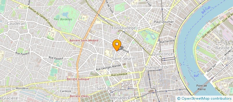 localisation de l'entreprise MONSIEUR GERARD TASTET à BORDEAUX