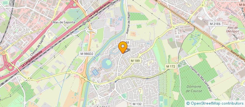 localisation de l'entreprise MONSIEUR GERARD TAVERA à LATTES