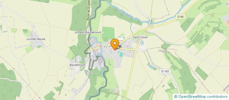 localisation de l'entreprise MONSIEUR GERARD TAVERNIER  BRAY-ET-LU