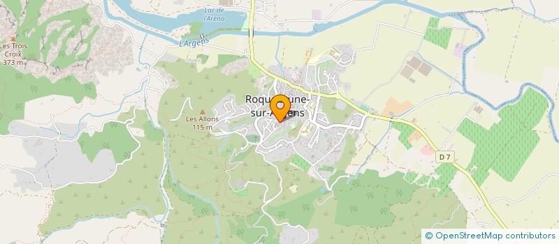 localisation de l'entreprise MONSIEUR GERARD TELLIEZ à ROQUEBRUNE-SUR-ARGENS