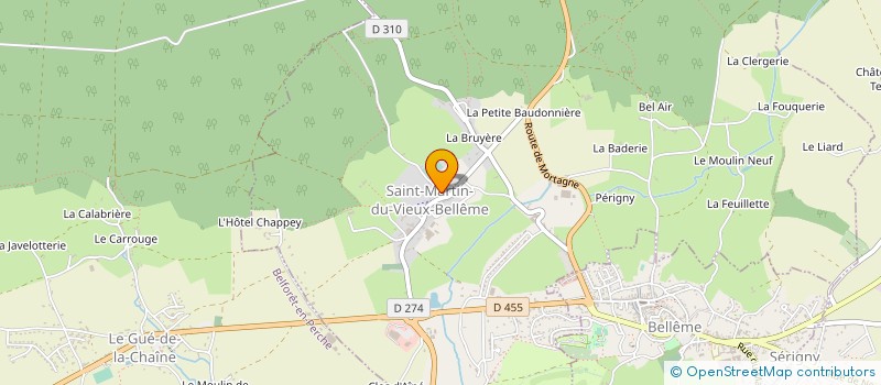 localisation de l'entreprise MONSIEUR GERARD TESSE à ST MARTIN DU VIEUX BELLEME