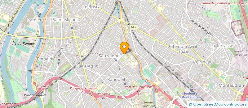 localisation de l'entreprise MONSIEUR GERARD TEULIE à TOULOUSE