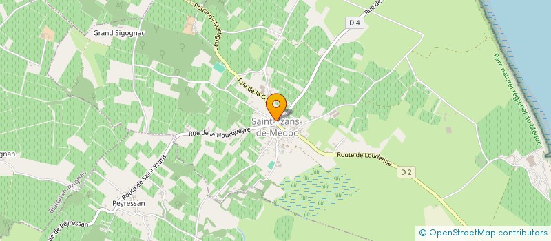 localisation de l'entreprise MONSIEUR GERARD TEYSSIER  SAINT-YZANS-DE-MEDOC