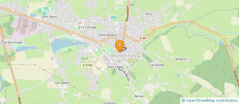 localisation de l'entreprise MONSIEUR GERARD THEUROT à BOURBON-LANCY
