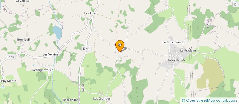 localisation de l'entreprise MONSIEUR GERARD THEVENOT à NAILLAT