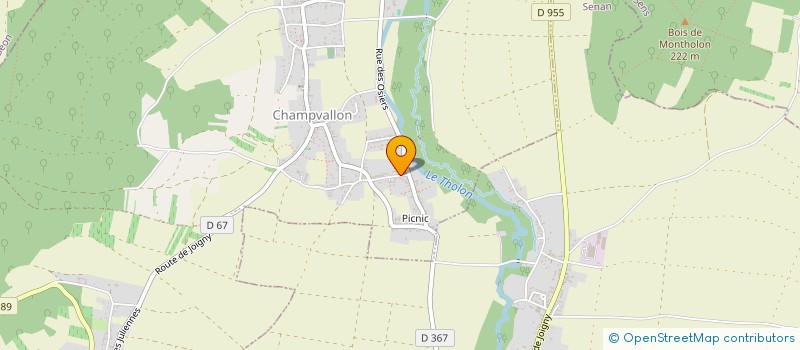 localisation de l'entreprise MONSIEUR GERARD THIBAULT  MONTHOLON