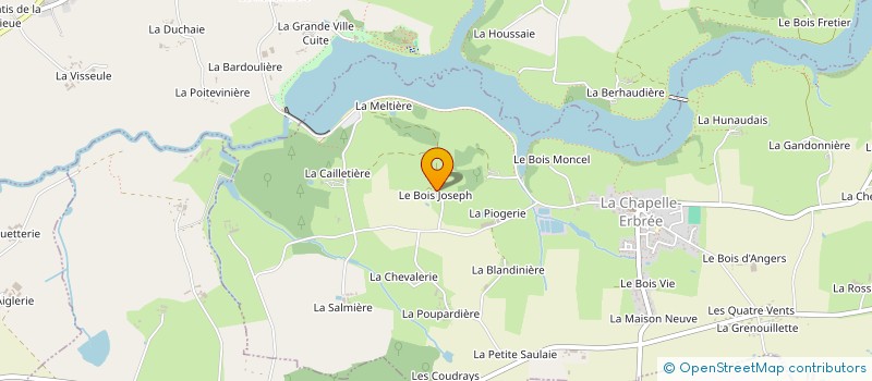 localisation de l'entreprise MONSIEUR GERARD THIODAS à LA CHAPELLE-ERBREE