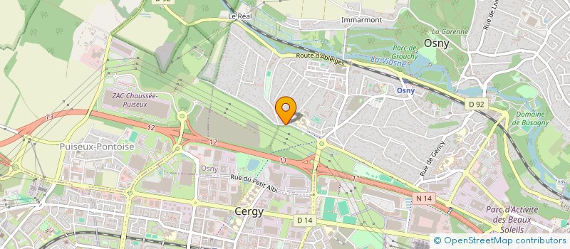 localisation de l'entreprise MONSIEUR GERARD THIRY  OSNY