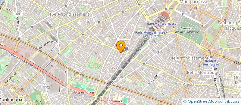 localisation de l'entreprise MONSIEUR GERARD THOMAS  PARIS