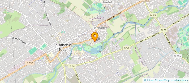 localisation de l'entreprise MONSIEUR GERARD TINE  PLAISANCE-DU-TOUCH