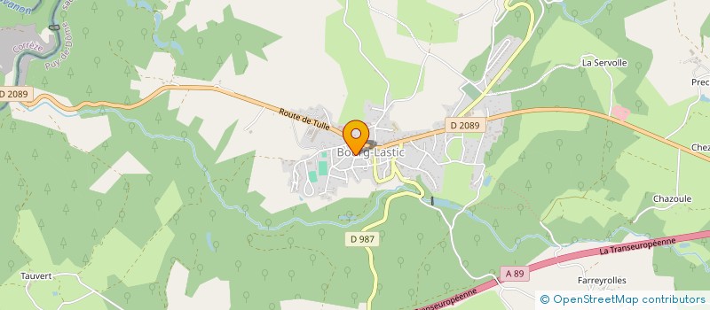 localisation de l'entreprise MONSIEUR GERARD TINET à BOURG-LASTIC