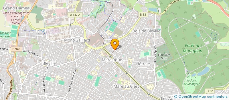 localisation de l'entreprise MONSIEUR GERARD TIRAKMET  LE HAVRE