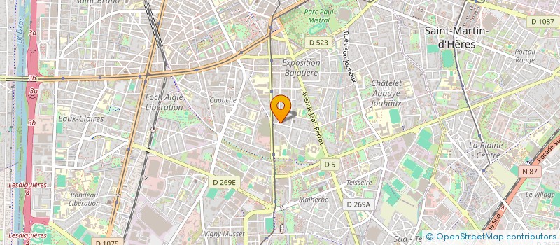 localisation de l'entreprise MONSIEUR GERARD TOCHOU à GRENOBLE