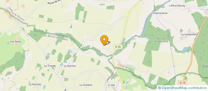 localisation de l'entreprise MONSIEUR GERARD TOGHER à LONLAY LE TESSON