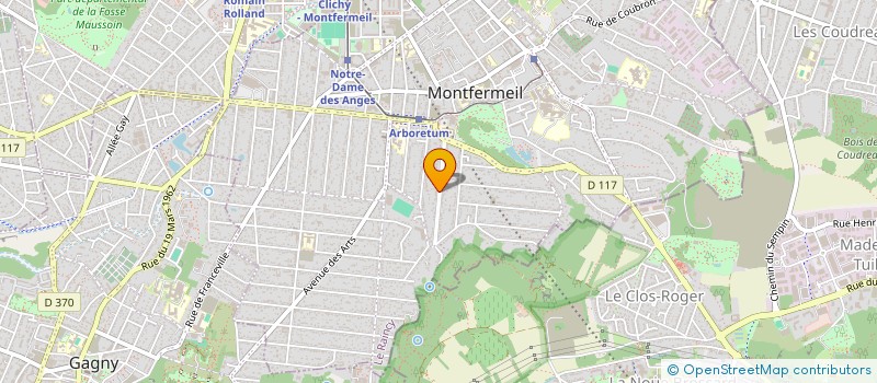 localisation de l'entreprise MONSIEUR GERARD TOILLON à MONTFERMEIL