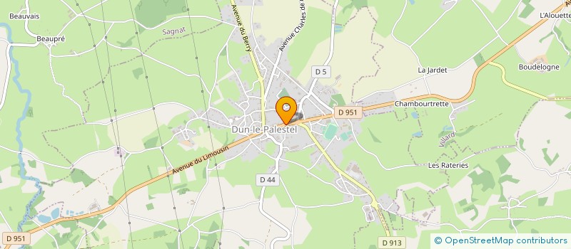 localisation de l'entreprise MONSIEUR GERARD TONEGUZZO à DUN-LE-PALESTEL