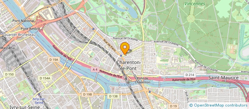 localisation de l'entreprise MONSIEUR GERARD TONNELLIER  CHARENTON-LE-PONT