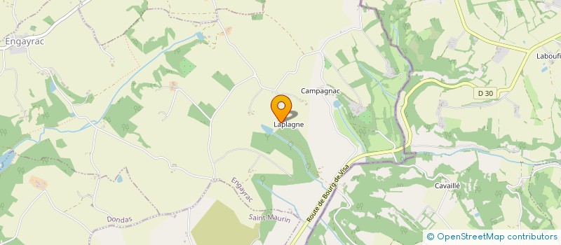 localisation de l'entreprise MONSIEUR GERARD TOURNEMIRE  BEAUVILLE