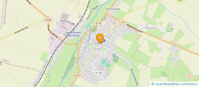 localisation de l'entreprise MONSIEUR GERARD TOUTAIN  SAINT-PIERRE-EN-AUGE