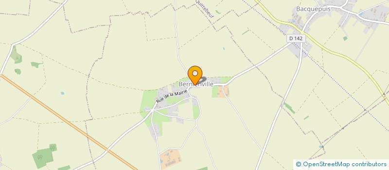 localisation de l'entreprise MONSIEUR GERARD TOUTAIN  BERNIENVILLE