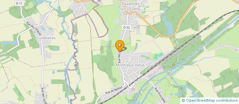 localisation de l'entreprise MONSIEUR GERARD TRABOLD  MONTREUX-VIEUX