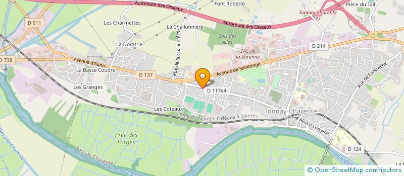 localisation de l'entreprise MONSIEUR GERARD TRANQUARD à TONNAY-CHARENTE
