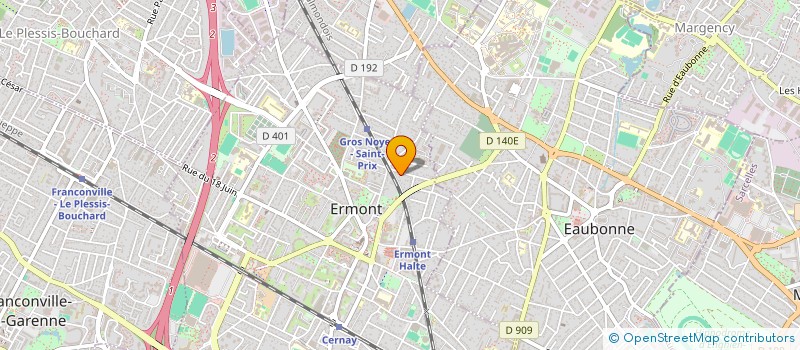 localisation de l'entreprise MONSIEUR GERARD TREMPIL à ERMONT