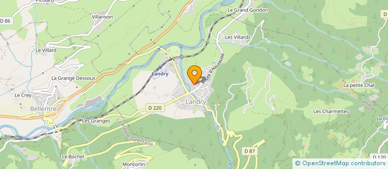 localisation de l'entreprise MONSIEUR GERARD TRESALLET à PEISEY-NANCROIX