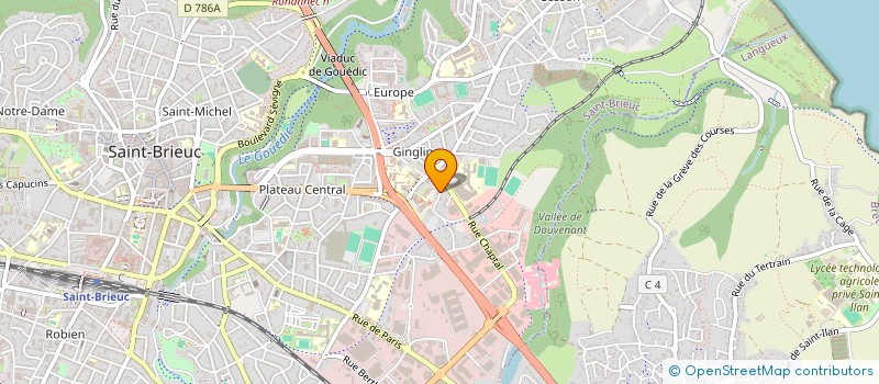 localisation de l'entreprise MONSIEUR GERARD TREUSSARD à SAINT-BRIEUC