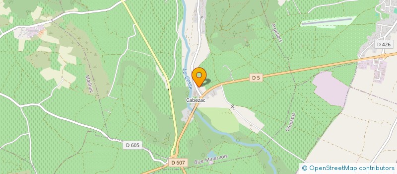 localisation de l'entreprise MONSIEUR GERARD TRILLES  BIZE-MINERVOIS