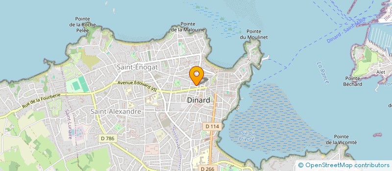 localisation de l'entreprise MONSIEUR GERARD TROTTIER  DINARD