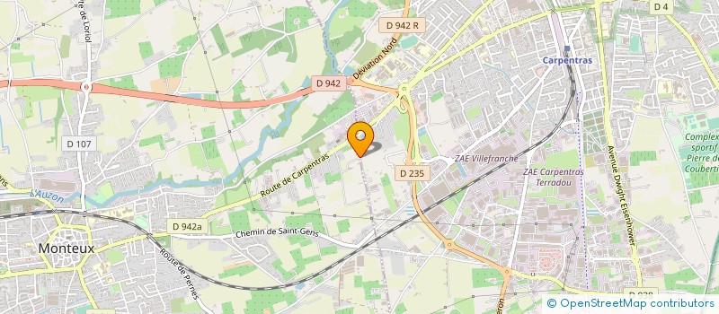 localisation de l'entreprise MONSIEUR GERARD TROUSSEL  CARPENTRAS