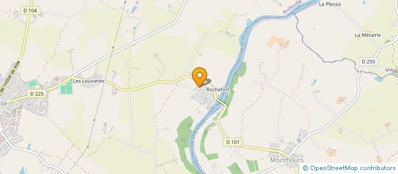 localisation de l'entreprise MONSIEUR GERARD TROUVE  ANDOUILLE