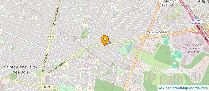 localisation de l'entreprise MONSIEUR GERARD TRUFFET  MORSANG-SUR-ORGE