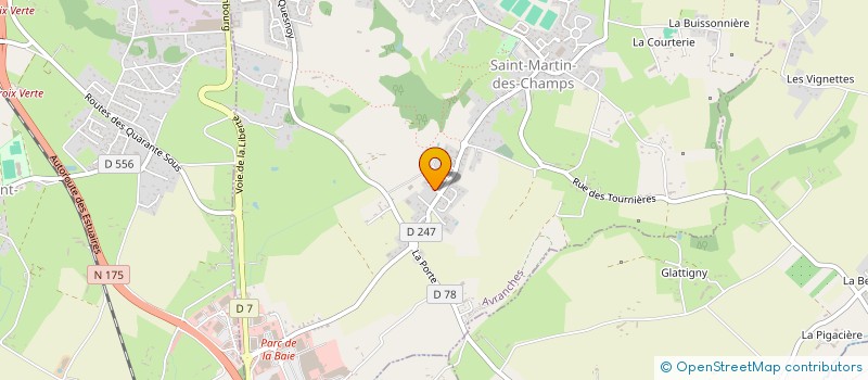localisation de l'entreprise MONSIEUR GERARD TUR à AVRANCHES