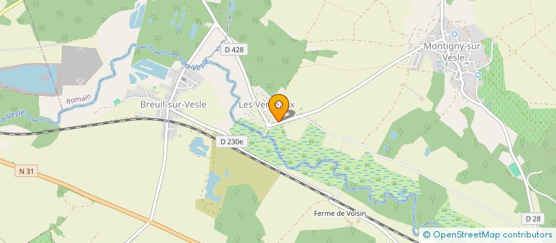 localisation de l'entreprise MONSIEUR GERARD TURLIN  VENTELAY